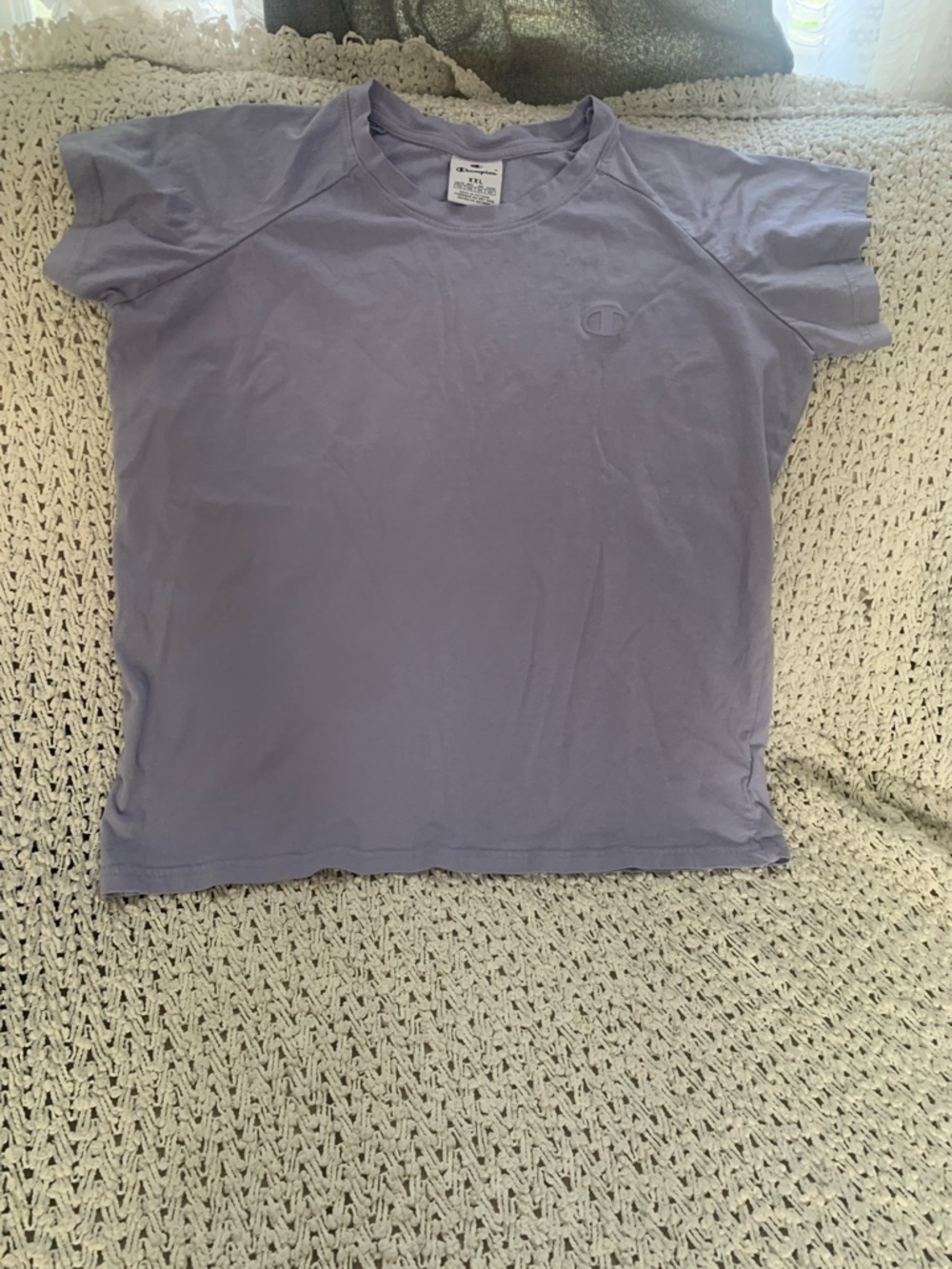 Champion Lavender Short Sleeve Crew Tee